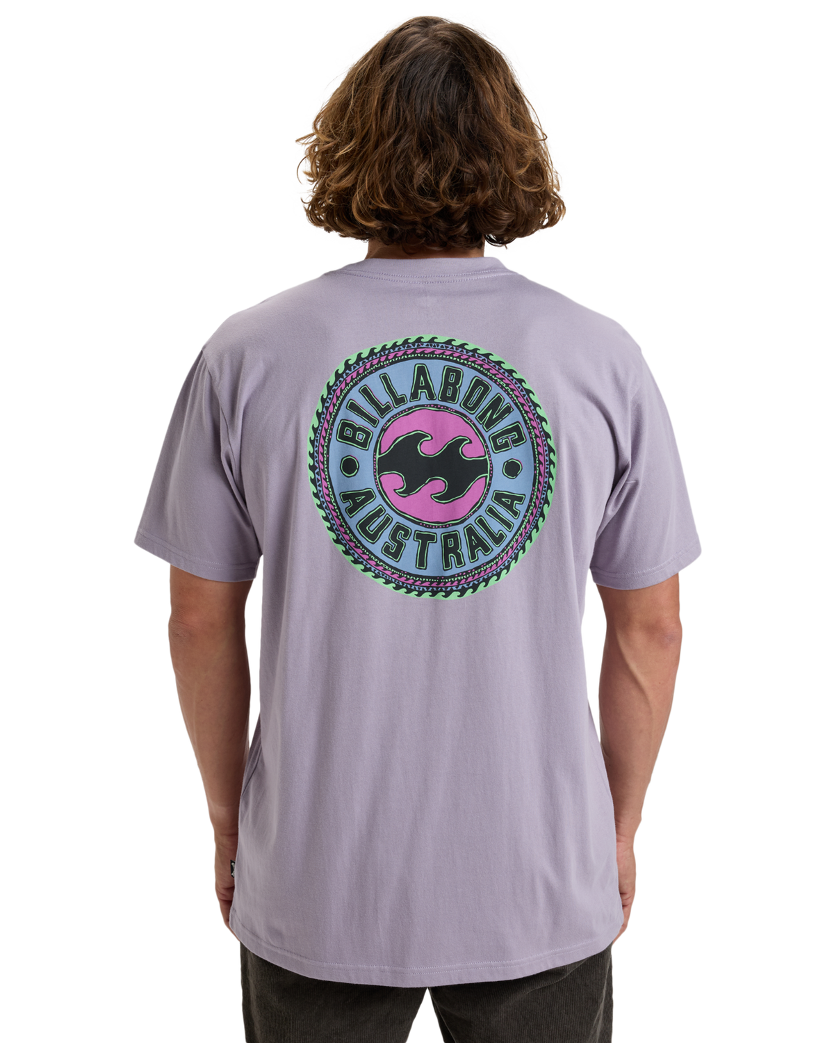 The Billabong Mens Know The Feeling T-Shirt in Light Purple