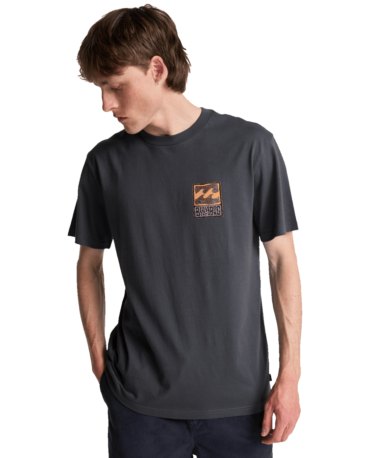 Stamp T-Shirt in Ombre Blue