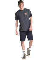 Stamp T-Shirt in Ombre Blue