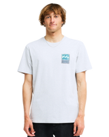 The Billabong Mens Stamp T-Shirt in Light Grey Heather