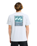 The Billabong Mens Stamp T-Shirt in Light Grey Heather