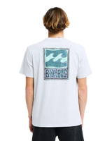 The Billabong Mens Stamp T-Shirt in Light Grey Heather