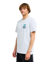 The Billabong Mens Stamp T-Shirt in Light Grey Heather