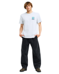 The Billabong Mens Stamp T-Shirt in Light Grey Heather