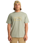 The Billabong Mens Arch Frame T-Shirt in Grey Green