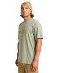 The Billabong Mens Arch Frame T-Shirt in Grey Green