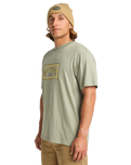 The Billabong Mens Arch Frame T-Shirt in Grey Green