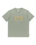 The Billabong Mens Arch Frame T-Shirt in Grey Green