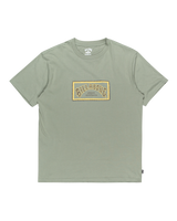 The Billabong Mens Arch Frame T-Shirt in Grey Green