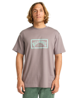 The Billabong Mens Arch Frame T-Shirt in Dusty Purple