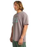 The Billabong Mens Arch Frame T-Shirt in Dusty Purple