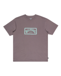 The Billabong Mens Arch Frame T-Shirt in Dusty Purple