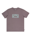 The Billabong Mens Arch Frame T-Shirt in Dusty Purple