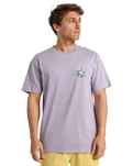 The Billabong Mens Add Water T-Shirt in Light Purple
