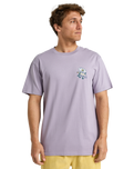 The Billabong Mens Add Water T-Shirt in Light Purple