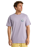 The Billabong Mens Add Water T-Shirt in Light Purple
