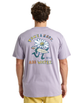 The Billabong Mens Add Water T-Shirt in Light Purple