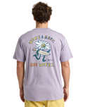 The Billabong Mens Add Water T-Shirt in Light Purple