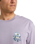 The Billabong Mens Add Water T-Shirt in Light Purple