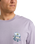 The Billabong Mens Add Water T-Shirt in Light Purple