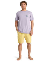 The Billabong Mens Add Water T-Shirt in Light Purple