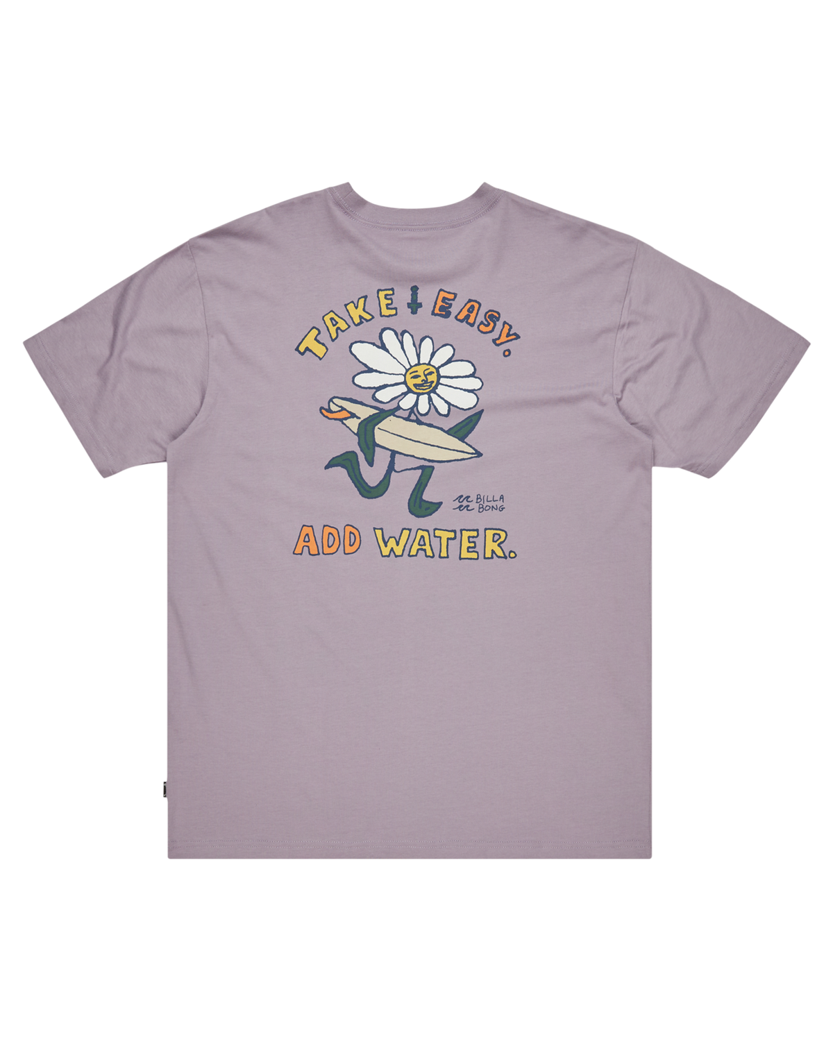 The Billabong Mens Add Water T-Shirt in Light Purple