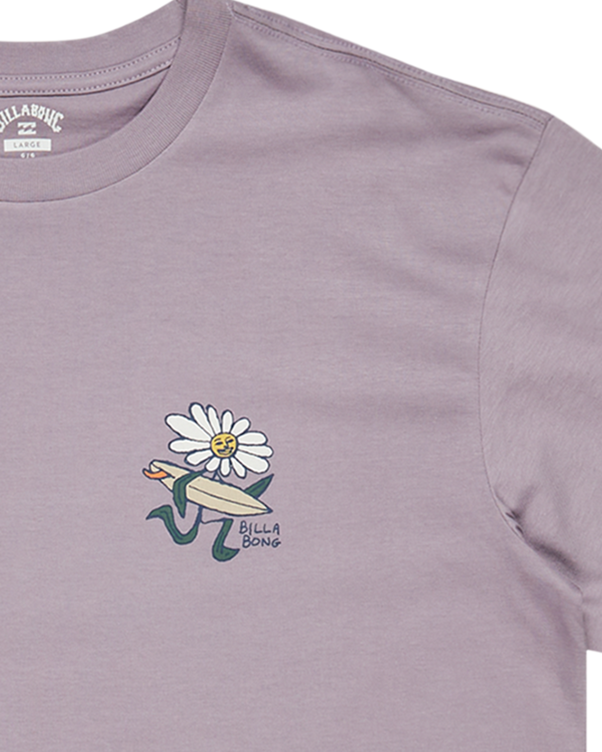 The Billabong Mens Add Water T-Shirt in Light Purple
