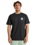 The Billabong Mens Add Water T-Shirt in Washed Black
