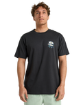 The Billabong Mens Add Water T-Shirt in Washed Black