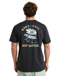The Billabong Mens Add Water T-Shirt in Washed Black