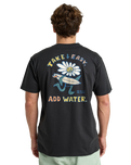 The Billabong Mens Add Water T-Shirt in Washed Black