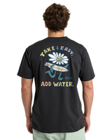 The Billabong Mens Add Water T-Shirt in Washed Black