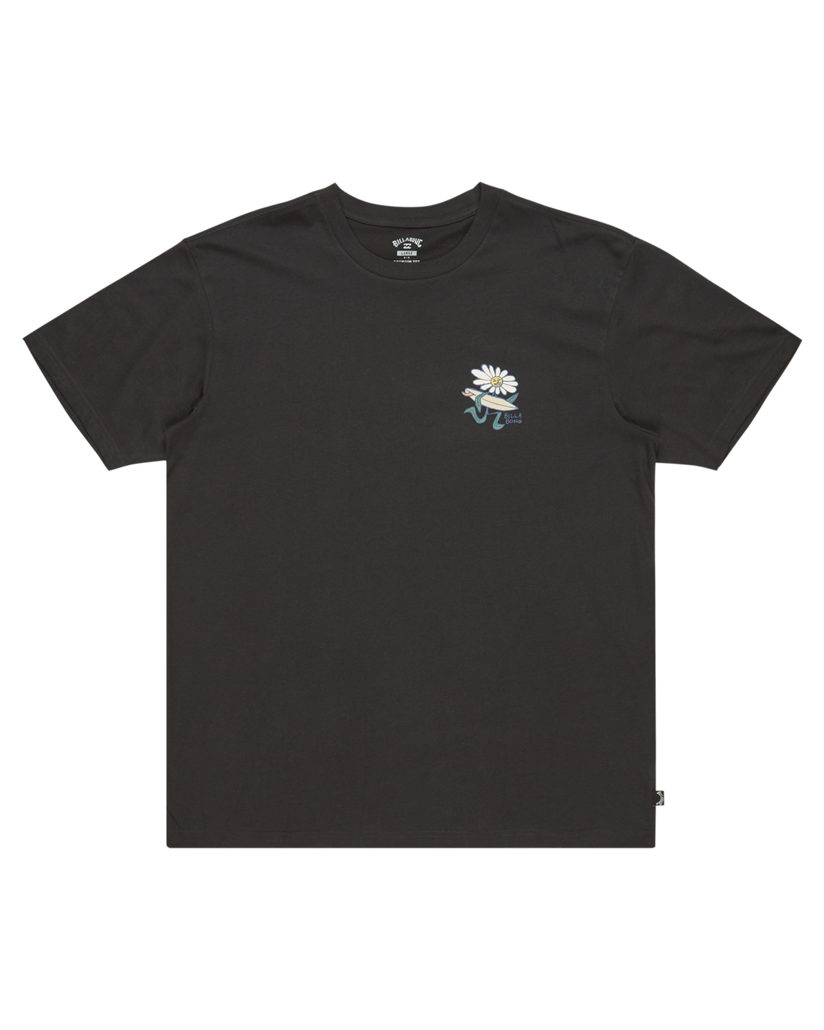The Billabong Mens Add Water T-Shirt in Washed Black