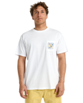 The Billabong Mens Troppo Pocket T-Shirt in White
