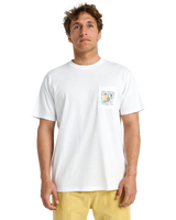 The Billabong Mens Troppo Pocket T-Shirt in White