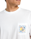 The Billabong Mens Troppo Pocket T-Shirt in White