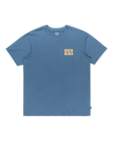 The Billabong Mens Crayon Wave T-Shirt in Slate Blue