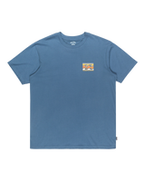 The Billabong Mens Crayon Wave T-Shirt in Slate Blue