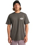 The Billabong Mens Diamond Vision T-Shirt in Raven