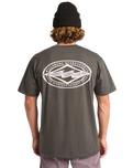 The Billabong Mens Diamond Vision T-Shirt in Raven