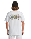 The Billabong Mens Diamond Vision T-Shirt in White