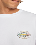 The Billabong Mens Diamond Vision T-Shirt in White