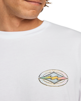 The Billabong Mens Diamond Vision T-Shirt in White