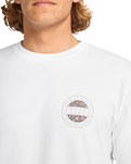 The Billabong Mens Rotor Fill T-Shirt in White