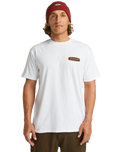The Billabong Mens Runner Up T-Shirt in White