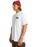 The Billabong Mens Runner Up T-Shirt in White