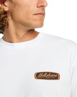 The Billabong Mens Runner Up T-Shirt in White