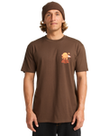 The Billabong Mens Gimmicks T-Shirt in Dark Cedar
