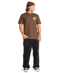 The Billabong Mens Gimmicks T-Shirt in Dark Cedar