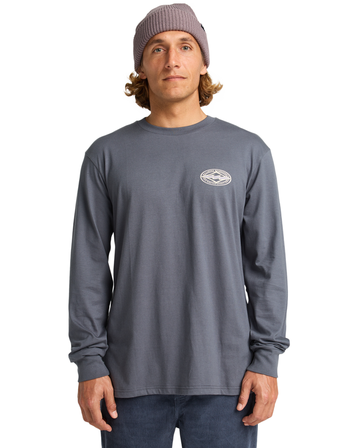 The Billabong Mens Diamond Vision Long Sleeve T-Shirt in Ombre Blue